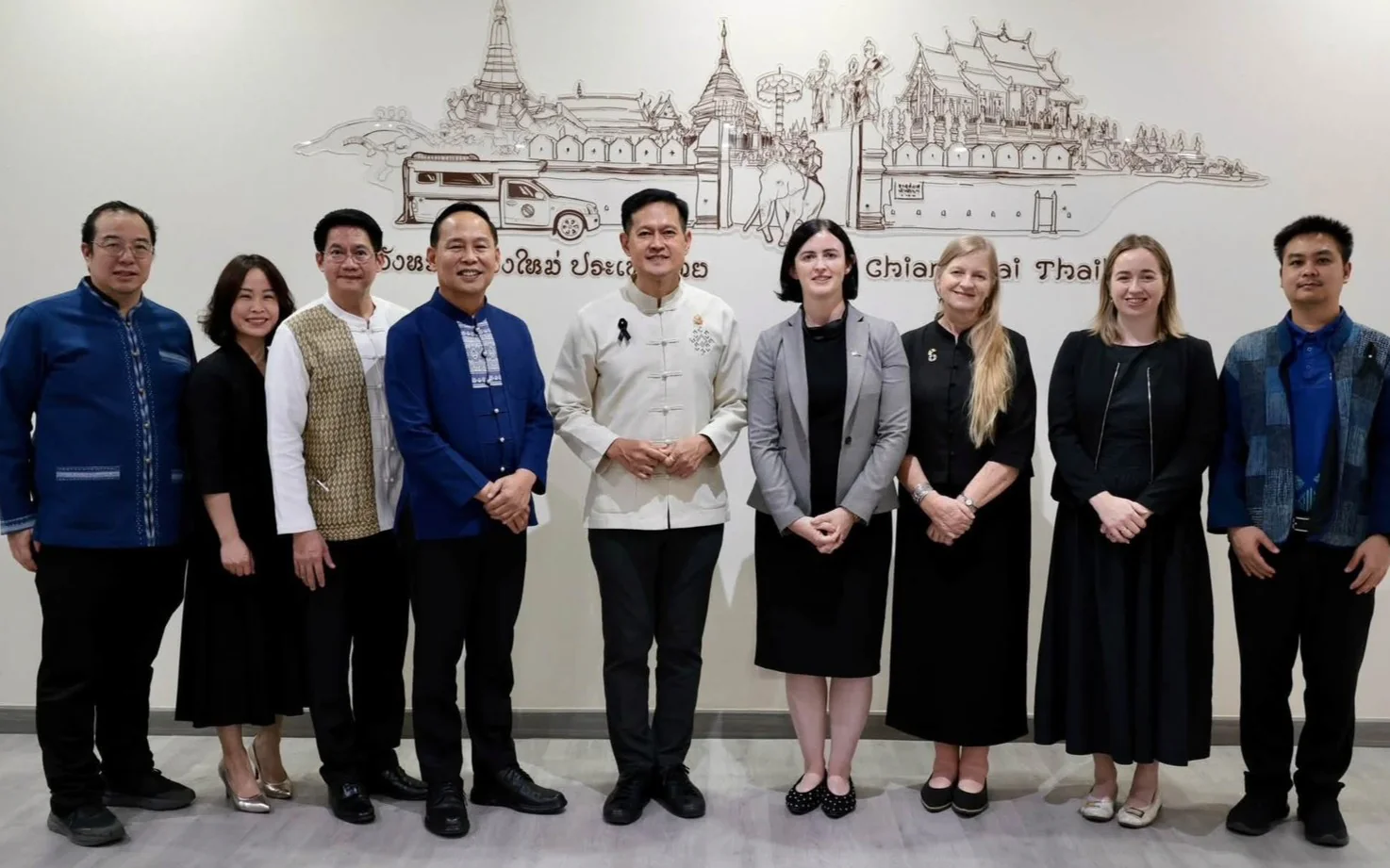 ต้อนรับนางโนร่า เดอลานี เอกอัครราชทูตไอร์แลนด์ประจำประเทศไทย และคณะ