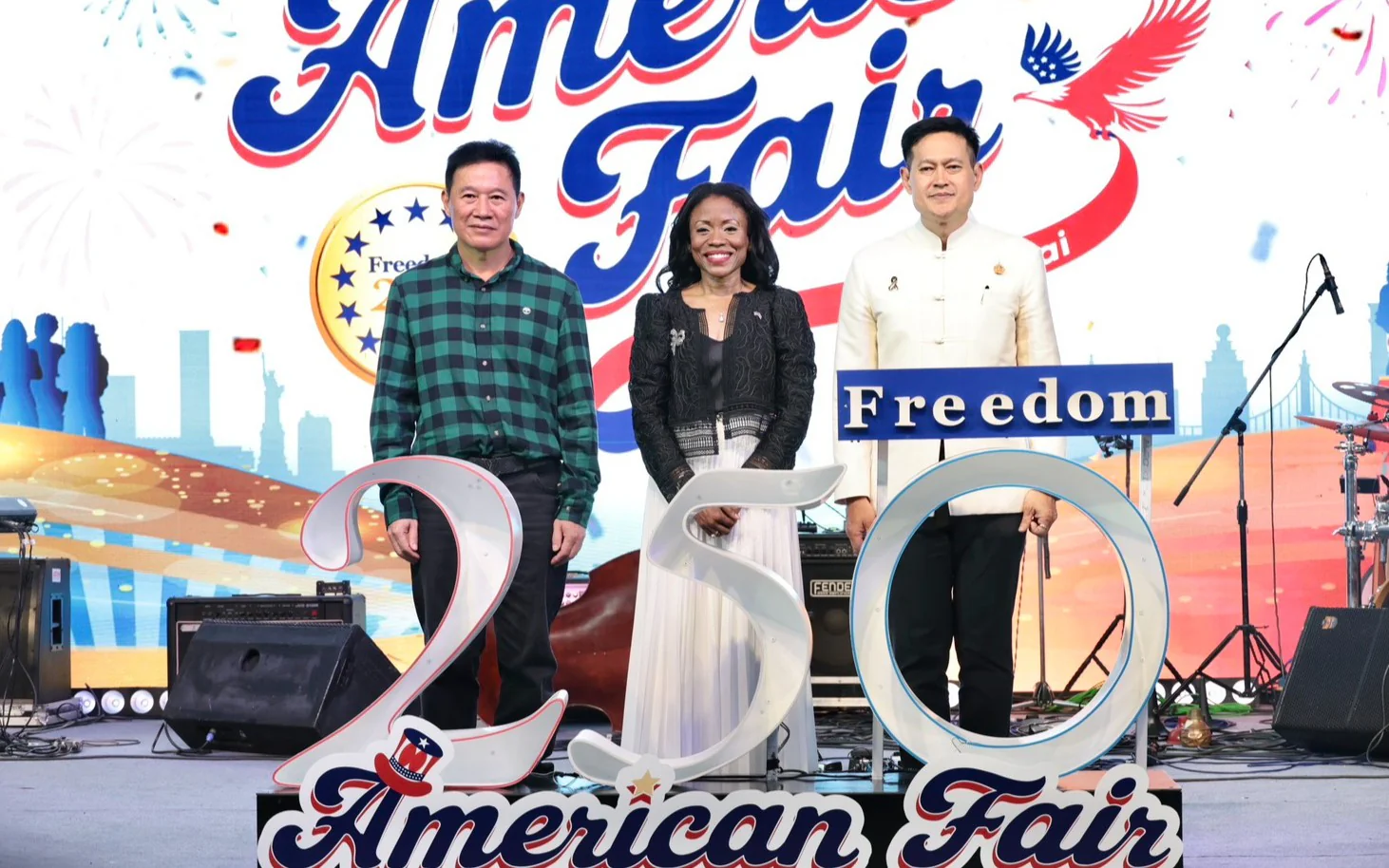 พิธีเปิดงาน “Freedom 250: American Fair” เนื่องในโอกาสเฉลิมฉลองครบรอบ 250 ปี การก่อตั้งประเทศสหรัฐอเมริกา